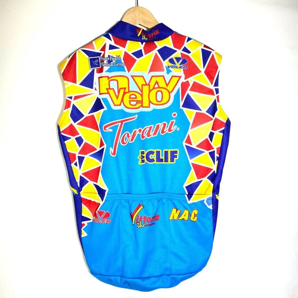 4/$25‎ Voler USA Windtex Cycling Team Vest Jersey Jacket Full Zipper Size Large - Picture 6 of 14